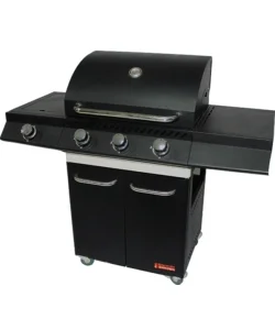 Barbecue a gas sandrigarden "sg canada" con cottura a pietra lavica 3 bruciatori 125x54x110 cm Super Prezzo