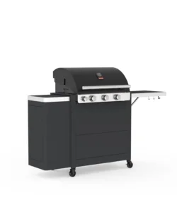 Barbecue a gas barbecook "stella" con vano separato portabombola e telo di copertura in omaggio 3 bruciatori Spedizione Gratuita