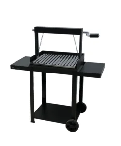 Barbecue a legna e carbone"montevideo" con griglia regolabile da maniglia e catena, 57,5x40x113 cm Ultimissimo Modello