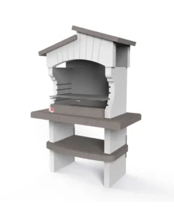 Affare Barbecue a legna o carbonella in calcestruzzo sarom fuoco "bogota'" 125x64x184 cm