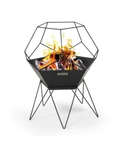 Ultime Pezzi Braciere per legna barbecook "jura" in acciaio nero, diametro 42,5 cm