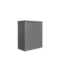 Armadio per attrezzi biohort "misura 150" grigio quarzo metallizzato, 155x83x182,5 cm - 30010 Nuovo Arrivo