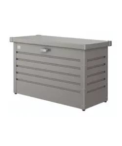 Baule da esterno impermeabile biohort "100" in acciaio zincato grigio quarzo metallizzato 195 lt 101x46x61 cm - cod. 68010 Compra Online