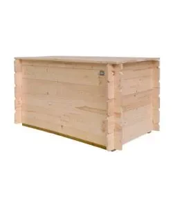 Baule da esterno alce "giove" in legno 250 lt 130x60x54cm Compra Oggi Stesso