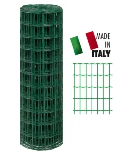 Acquista Ora Rete elettrosaldata zincata e plasticata h.150 cm 10 mt