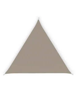 Tenda vela da esterno triangolare ombreggiante essenza in poliestere colore tortora, 3,6x3,6x3,6 metri Prezzo Basso