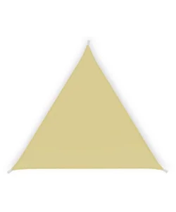 Tenda vela da esterno triangolare ombreggiante in poliestere colore beige essenza 5x5x5 metri Prezzo Conveniente
