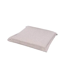 A Buon Prezzo Cuscino per sedia da esterno con fantasia a righe ecru, 38x38xh2.5 cm