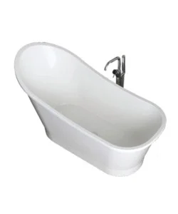 Vasca da bagno "resia" bianca, 159x80x49 cm Consegna Rapida