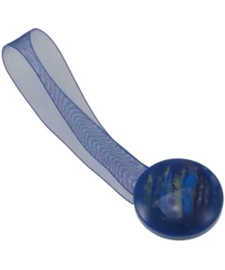 2 clip in plastica magnetic tend 35/24mm per arricciare/decorare le tende - colore blu . Promozione Esclusiva