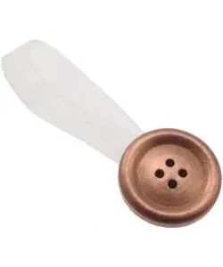 2 miniclip bottone mm38/24 - colore ramato. Occasione