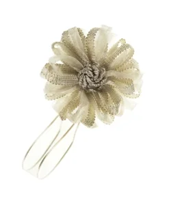 Ultimissimo Modello Calamita fiore organza e nastro lx