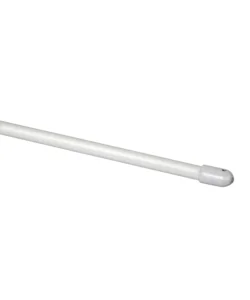 Ultimissimo Modello Bris astina tonda in acciaio plasticato bianca estensibile da 60 a 80 cm