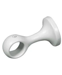 2 supporti bianchi monoblocco fissi chiusi per tubo tenda diametro 20 mm Spedito Oggi