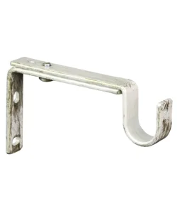 2 supporti 11-15 cm avorio oro piattina per tubo tenda diametro 20 mm Bestseller