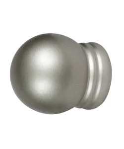 2 pomoli nichel a boccia terminale per tubo tende diametro 20 mm Prezzo Basso