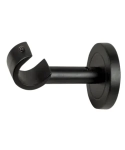 1 supporto nero monoblocco fisso aperto per tubo tende diametro 20 mm Direttamente Dal Produttore