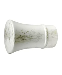 2 pomoli avorio oro a tromba terminale per tubo tende diametro 20 mm Compra Adesso