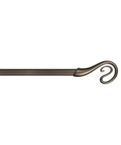 A Buon Prezzo Tubo tenda in acciaio colore bronzo estensibile da 120 a 210 cm. con terminale nairobi