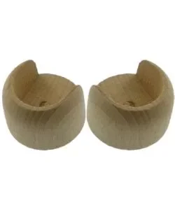 2 supporti parete/parete per bastone ø28mm sbiancato. Bestseller
