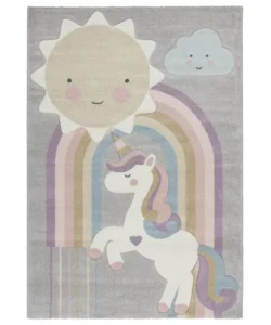 Vendita Finale Tappeto "fantasia" unicorno, 100x150 cm