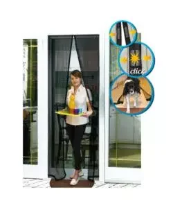 Zanzariera con magneti "buzz away" per finestre, 120x220 cm Scelto Dai Clienti