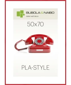 A Buon Prezzo Cornice in plastica colore rosso "pla-style" - 50 x 70 cm