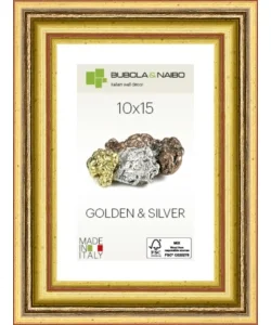 Affare Cornice in legno colore oro "beta" - 10 x 15 cm