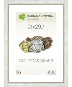 Affare Cornice in legno colore argento "marisa" - 21 x 29,7 cm