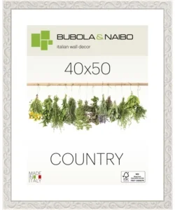 Vendita Finale Cornice in legno colore bianco "milton" - 40 x 50 cm