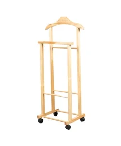 Ultimissimo Modello Indossatore per abiti con ruote "oscar" in legno 44x97x29 cm