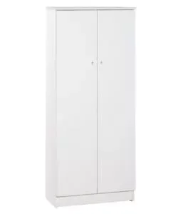 Armadio basso 2 ante bianco, 62x147x34 cm Soddisfatti O Rimborsati