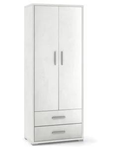 Ultima Occasione Mobile 2 ante e 2 cassetti ossido bianco,71x41x182 cm