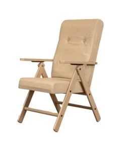 Vendita Finale Sdraio "amalfi" in faggio color tortora, 61x62x107 cm