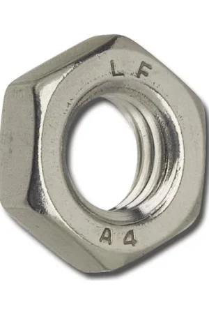 Ultimissimo Modello ISO4035 M20 inox A4 dado esagonale basso (DIN 439-2)