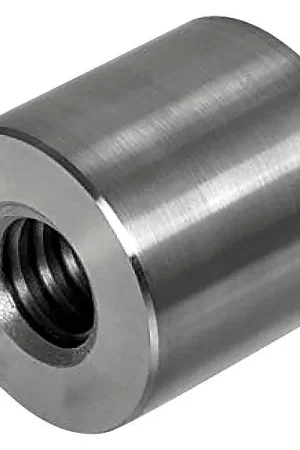 Vendita Finale Dado tondo filettatura trapezoidale TR 24x5xD50xL36 - acciaio grezzo