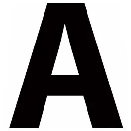 Acquista Ora Letterfix Carattere adesivo, h.30 mm, nero