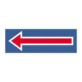 Promozione Letterfix Targhe logofix metal blu 6x18freccia n.737