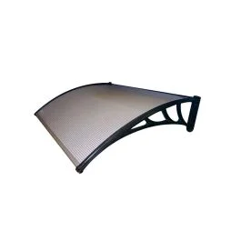 Compra Adesso Sangiorgio Pensilina alveolare in kit, resistente lamina in policarbonato alveolare, 2 sostegni in abs, colore trasparente, incluse viti per il fissaggio, 100x80 cm