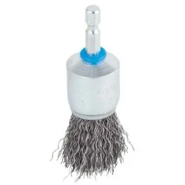 Ultime Pezzi Wolfcraft Spazzola metallica a pennello, Ø 25 mm