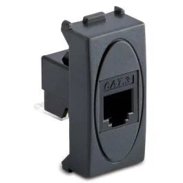 Consegna Rapida Sac.modo presa rj11 1 plug 6-4 grigio