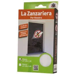 Sangiorgio Zanzariera per finestra, con nastro biadesivo, 150x130 cm, antracite Ordina Subito
