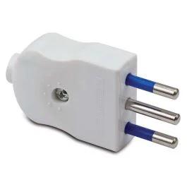 Spina compact 2 poli+t 10 a bianco Nuova Collezione