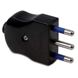 Affare Spina compact 2 poli+t 16 a nero