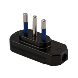 Super Prezzo Spina piatta 10a+t, colore nero