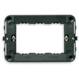 Vimar Supporto rondÒ, 3 moduli, viti incluse Promo Stagionale