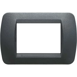 Bticino Placca 3p plastica acciaio s. living int Non Perdere