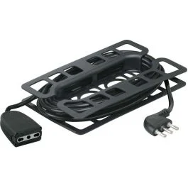 Super Prezzo 5mt prolunga 16a salvaspazio nero