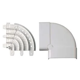 Spedizione Gratuita Elettrocanali Angolo piano variabile 70x20 bianco