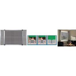 Verdelook Zanzariera sottotapparella estensibile, 50x70 cm, colore alluminio A Buon Prezzo